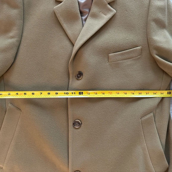 LAUREN RALPH LAUREN - Men’s Camel Overcoat - Picture 6 of 9
